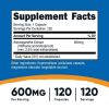 Nutricost Ashwagandha Herbal Supplement 600mg, 120 Capsules