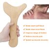 Wood Therapy Massage Tool Lymphatic Drainage Paddle Wooden Scraping Tools Therapy Massager