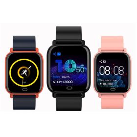 Smart Fit Multi Function Smart Watch Tracker and Monitor (Color: Pink)