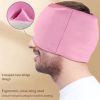 360° Massage Migraine Relief Hat Stress Relief Eye Mask Gel Hot Cold Therapy Headache Pain Relief Cap  Ice Head Wrap for Headache and Puffy Eyes